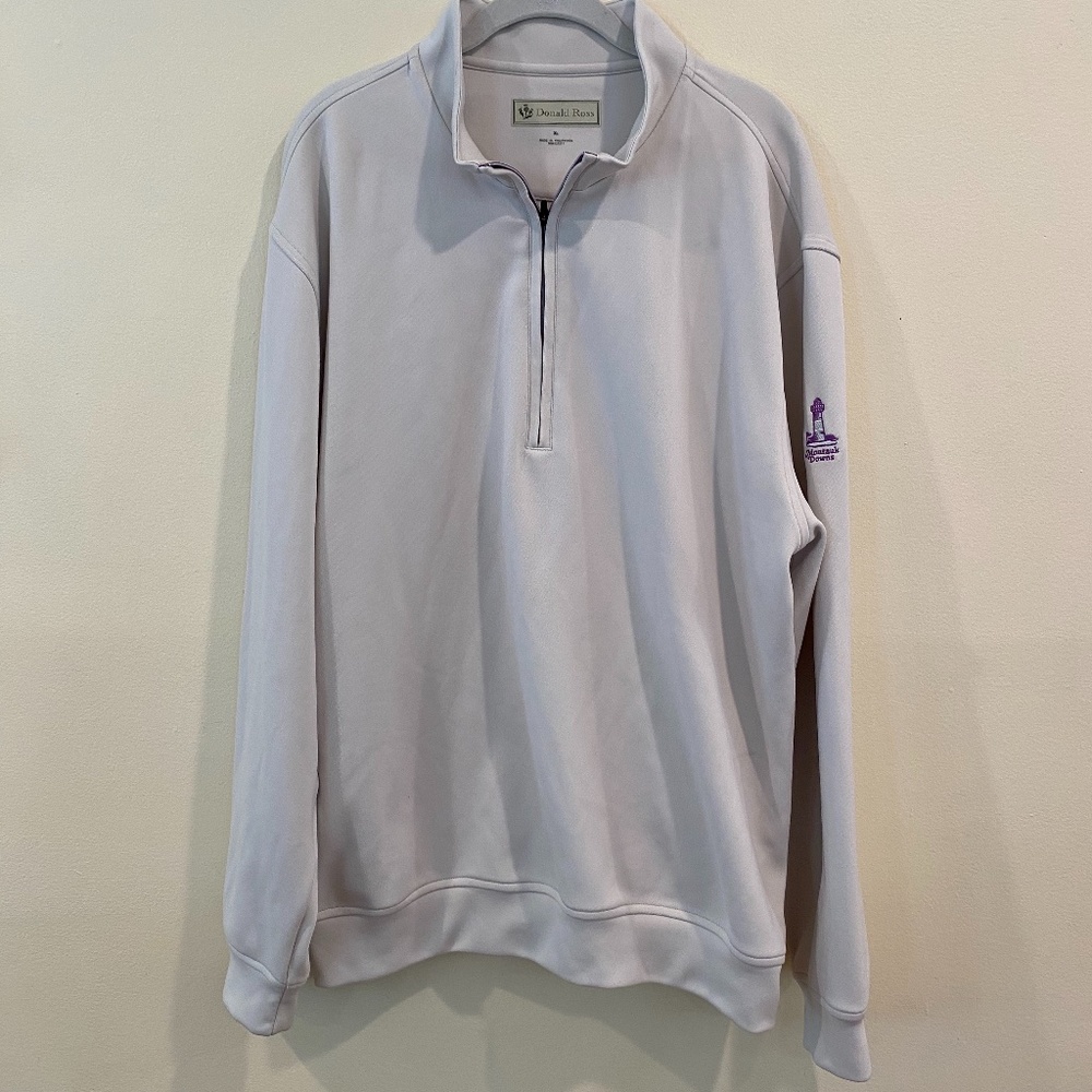 Donald Ross Men's Half Zip Up Sweatshirt